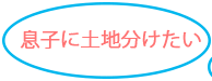 息子に土地を分けたい